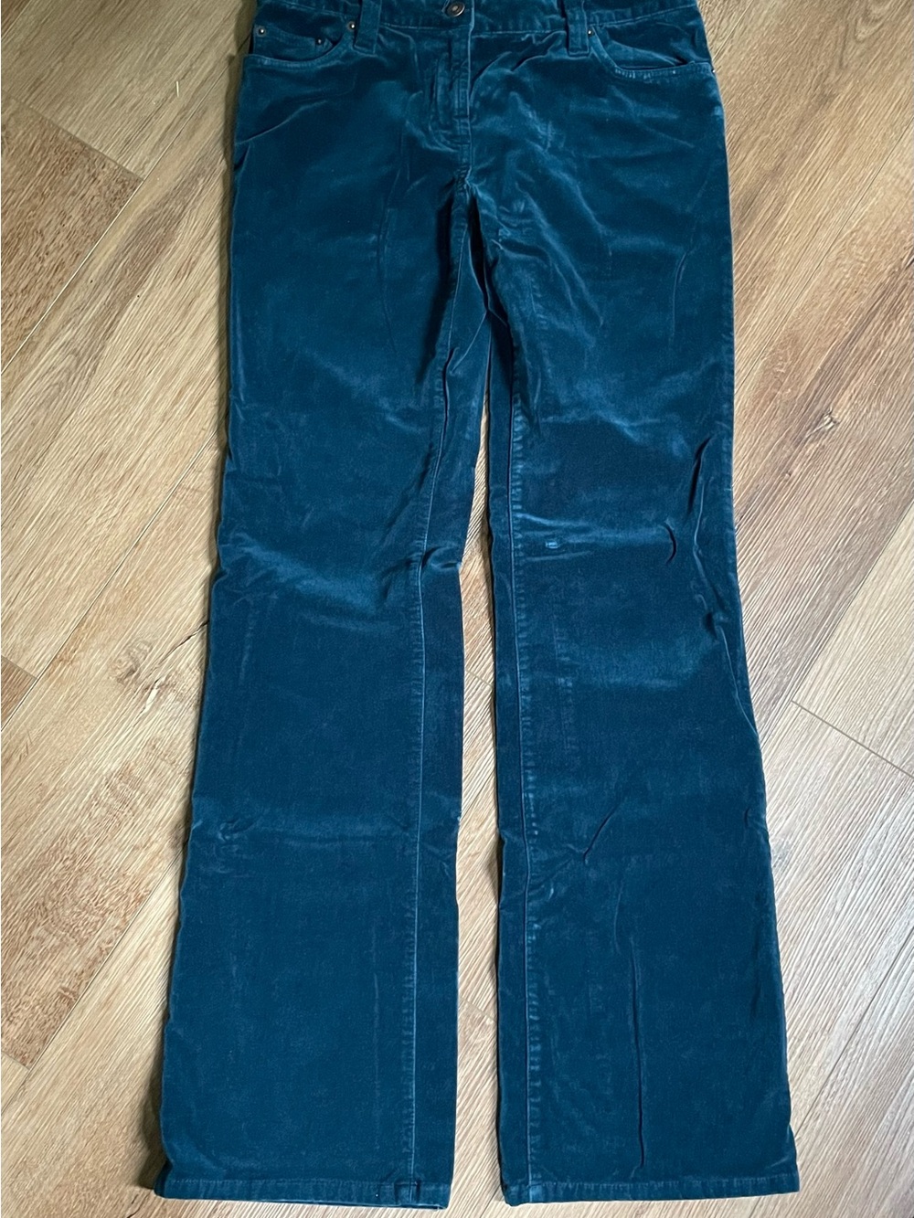 Deep Teal Velvet Pants